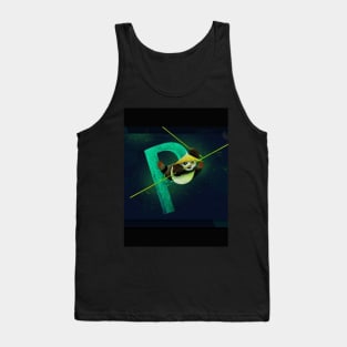 P for Panda Tank Top